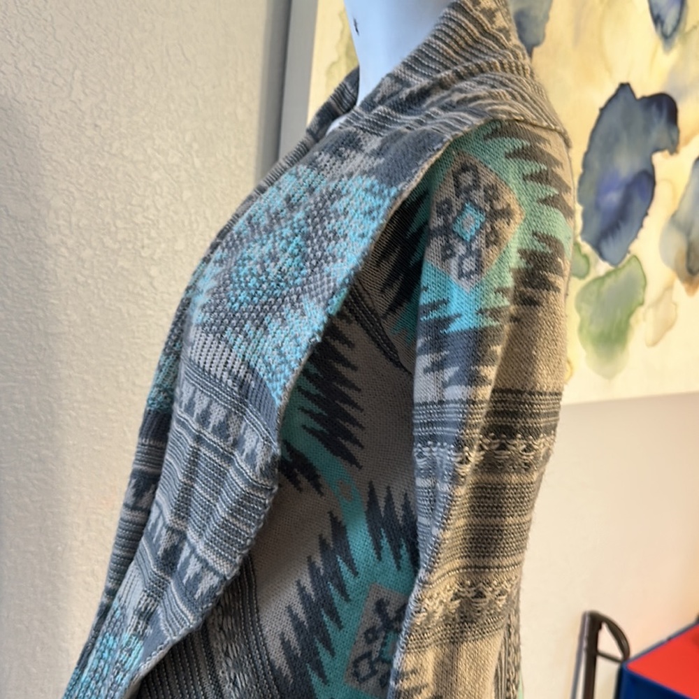 Dreamers Multicolor And Gray Open Front Waterfall… - image 4